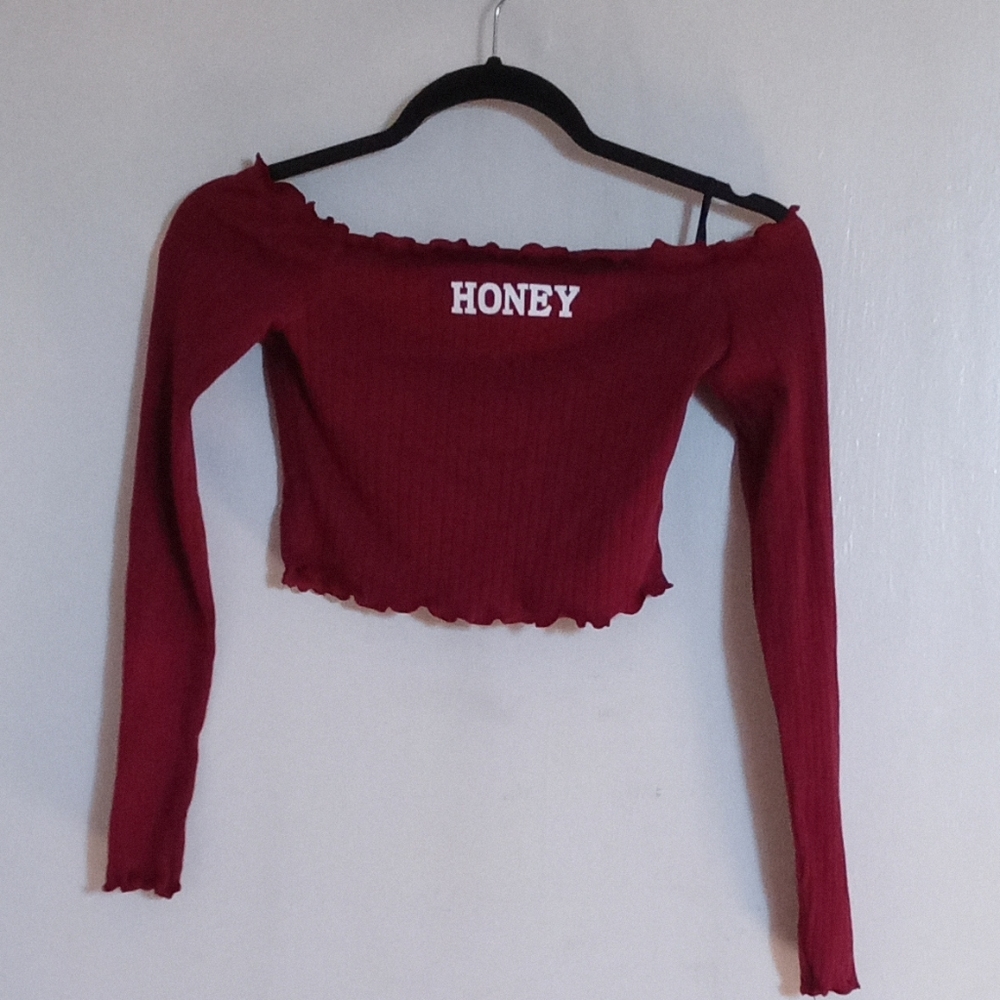 Shein Off-Shoulder Crop Top
